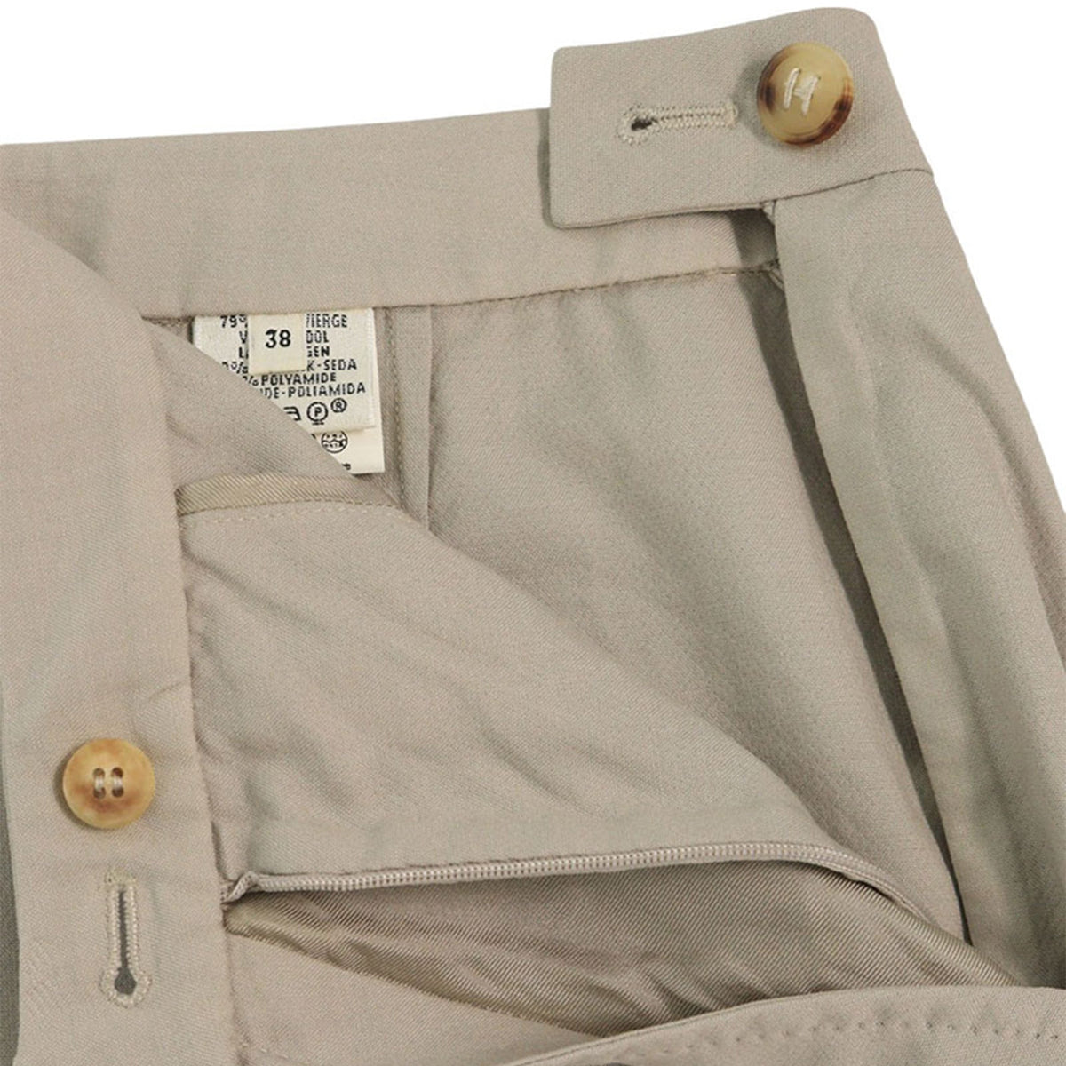 Hermes HERMÈS by Martin Margiela Wool Skirt Light Size 38