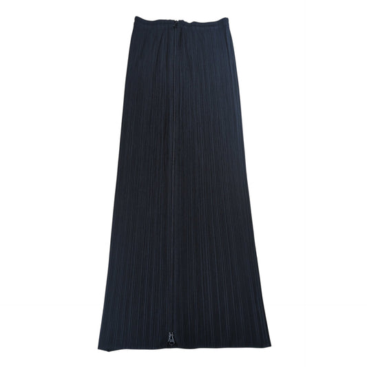PLEATS PLEASE ISSEY MIYAKE Front Zip Skirt Black Size 3