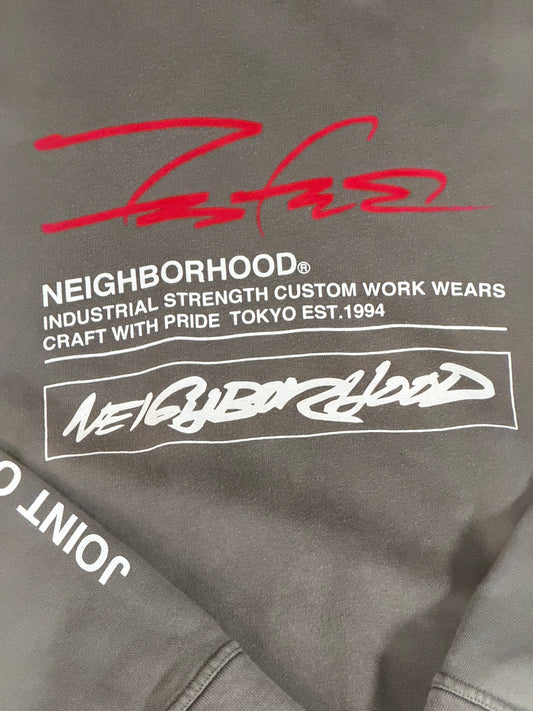 Neighborhood x FUTURA LABORATORIES Hoodie Gray Size XL