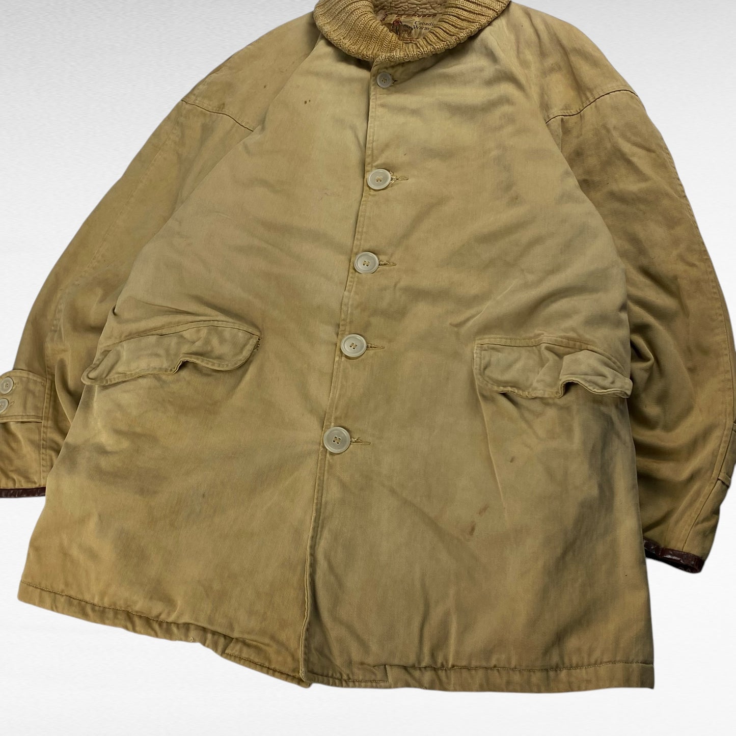 MCGREGOR 60s Made in USA Shawl Collar Pharaoh Coat Size XL