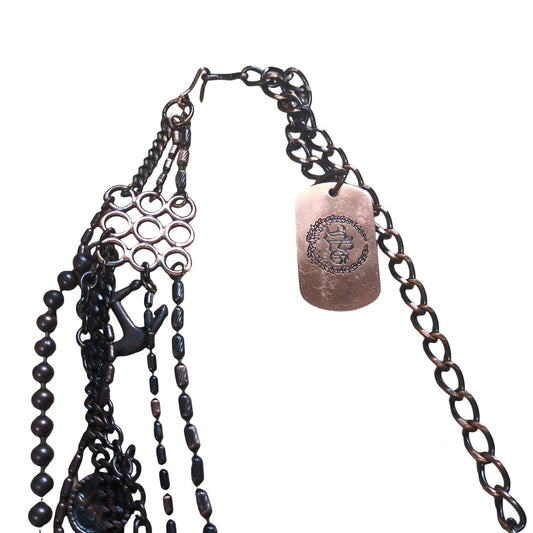 Jean Paul GAULTIER Rosary Gothic Layered Necklace