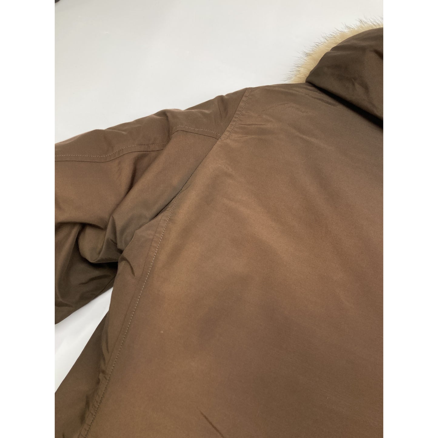 WOOLRICH Brown Arctic Parka Jacket Size M