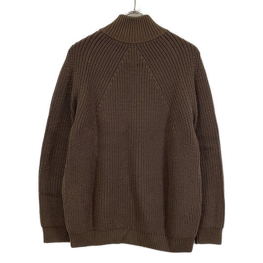 BATONER UNITED ARROWS Excl. Dark Brown Rib Cardigan Size 2