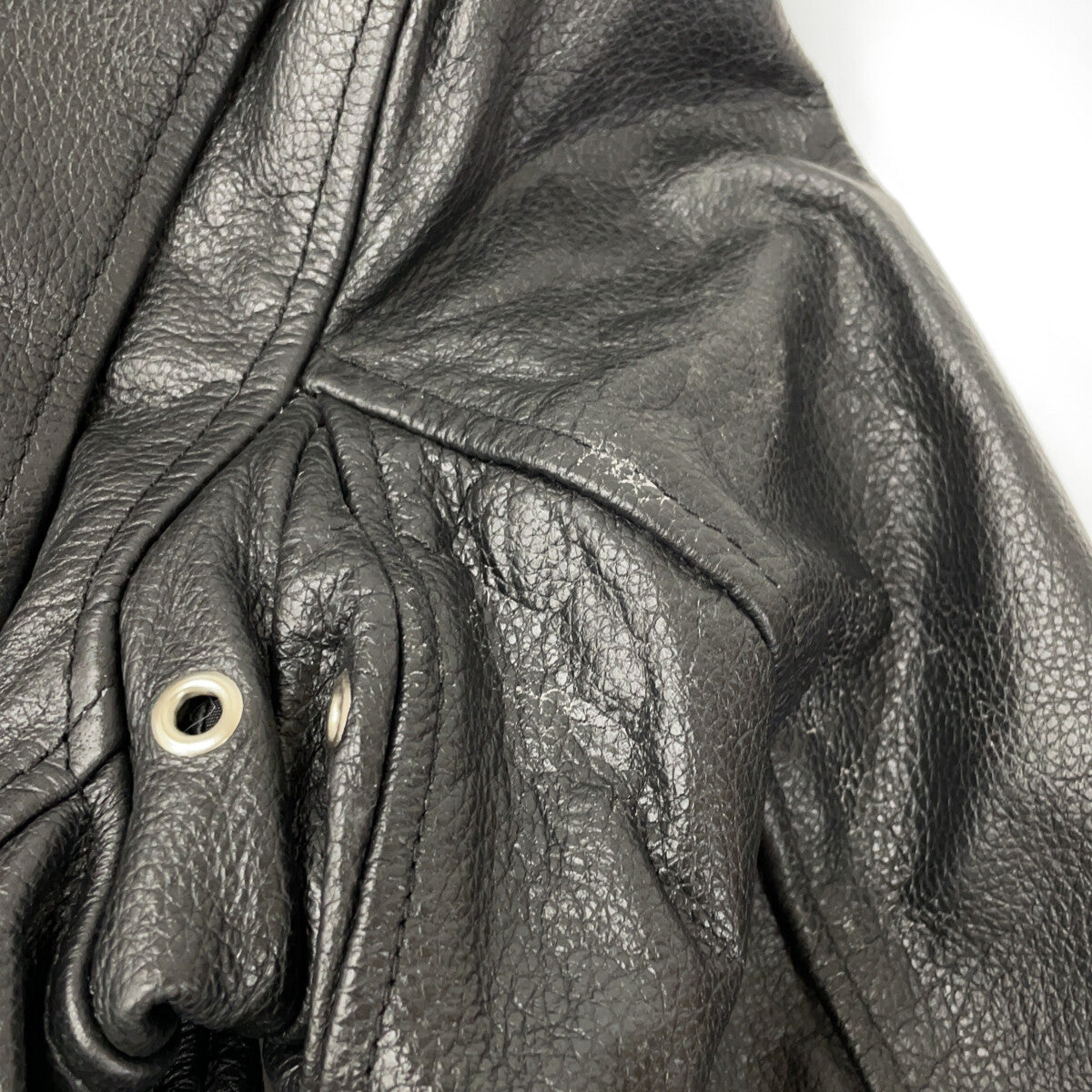 FREEDOM Cowhide Double Riders Leather Jacket Black