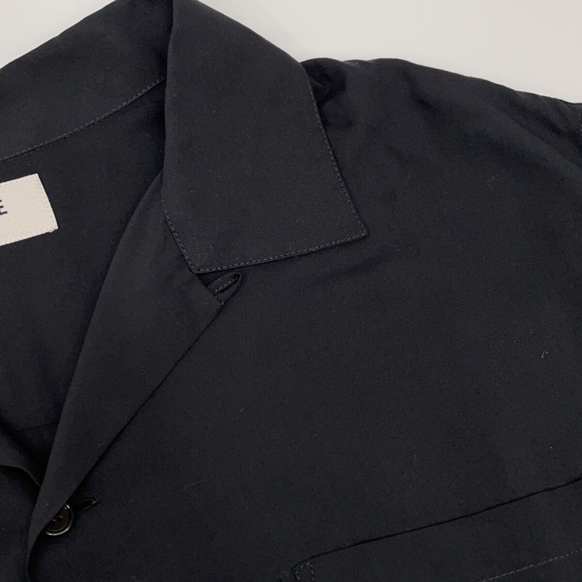 CELINE Back Logo Short Sleeve T-Shirt Black Size 39