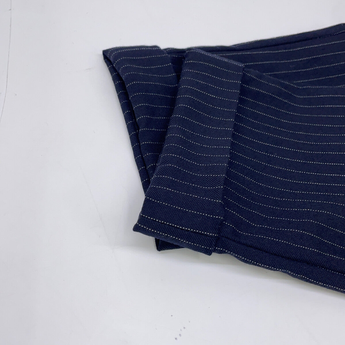 RRL Italian Navy Wool Striped Tapered Slacks Size 28