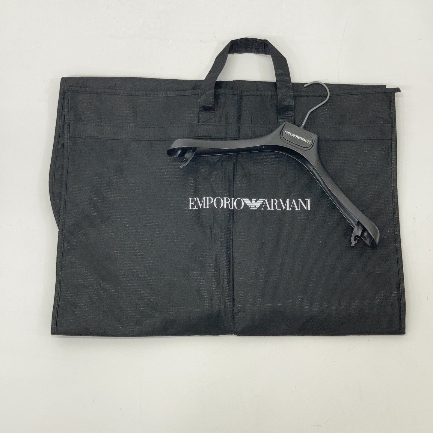 EMPORIOARMANI Navy Lambswool Hooded Zip Long Coat Size 50