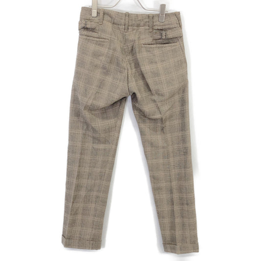 RRL Wool Glen Check Tapered Trousers Greige Size 28×30