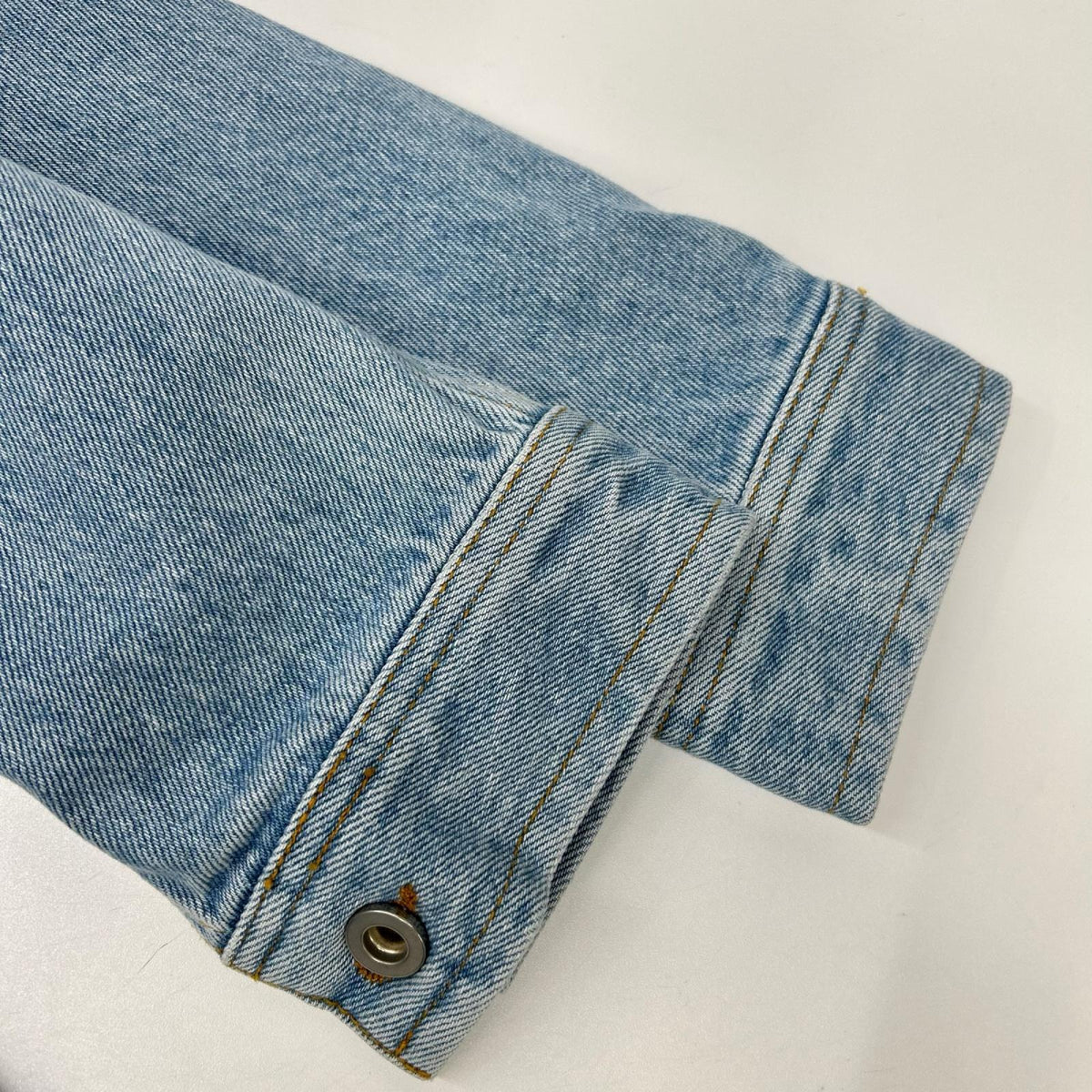 DIESEL Metal Logo Denim Jacket Indigo Size S