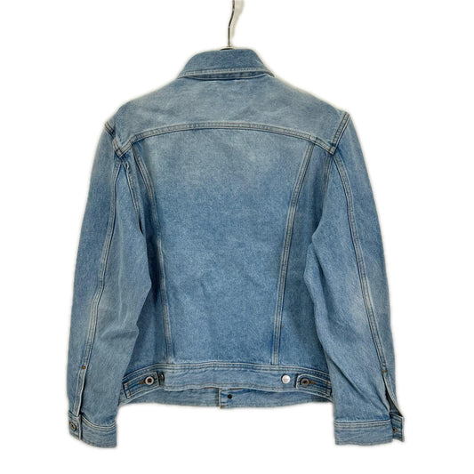 DIESEL Metal Logo Denim Jacket Indigo Size S