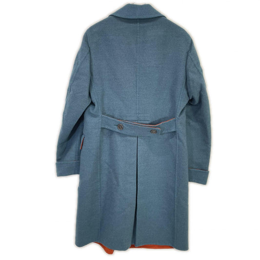 Belvest Tomorrowland Ex. Navy Double-Breasted Coat Size 48