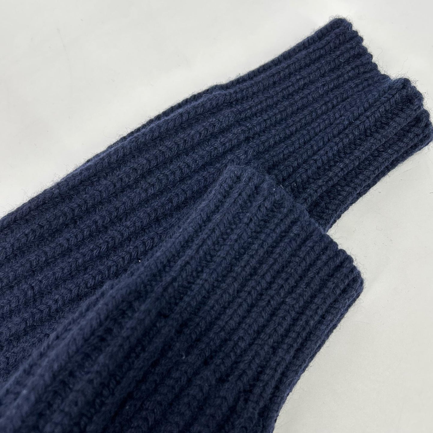 MC GEORGE OF SCOTLAND Wool Cashmere Cardigan Navy Size UK38