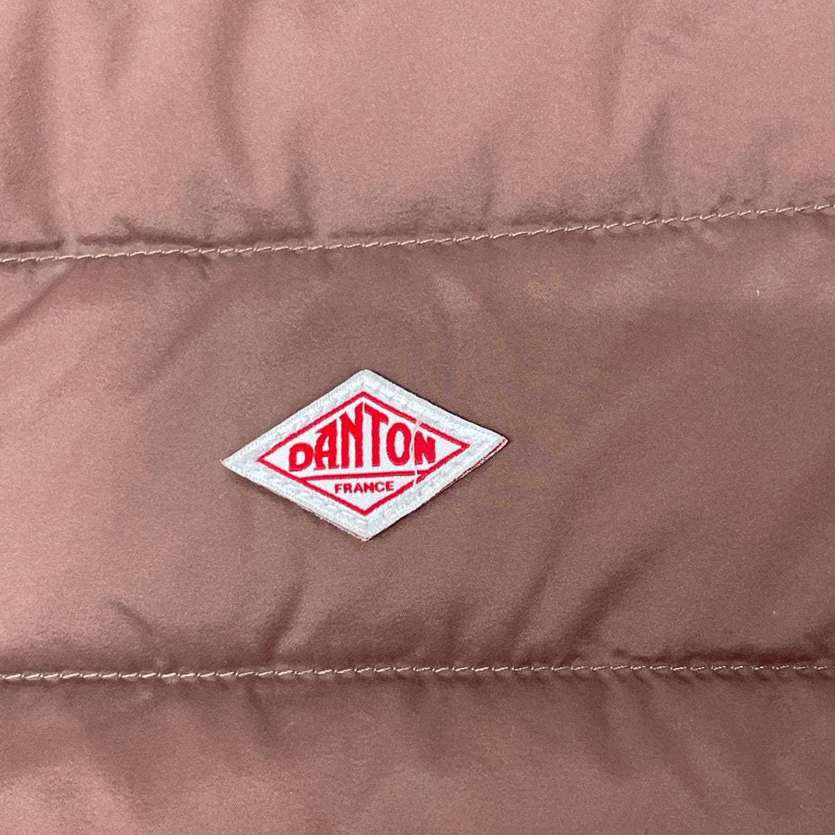 DANTON Pink Nylon Crewneck Inner Down Jacket Size M