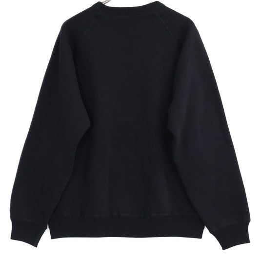 AVIREX 25AW Raglan Sweatshirt Black Cotton Size L