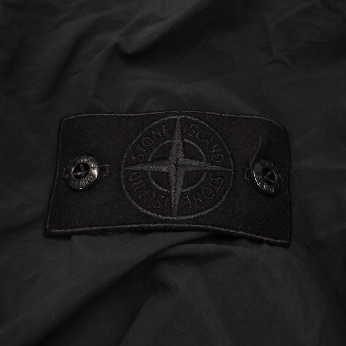 STONE ISLAND Ghost Piece Nylon Hooded Coat Navy Size L