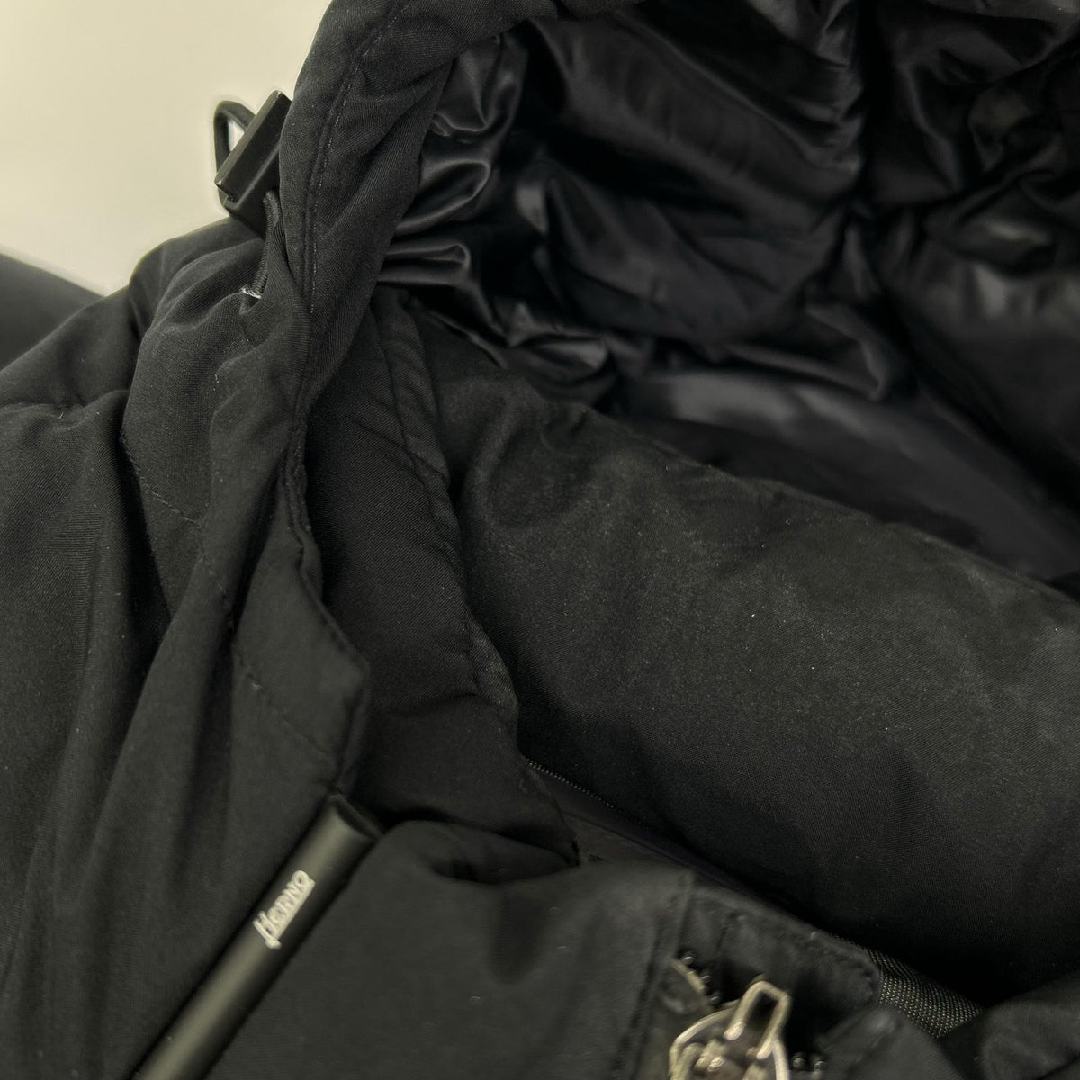 HERNO Laminar GORE-TEX WINDSTOPPER Down Coat Black Size 50