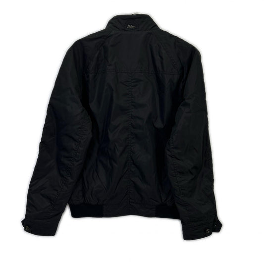 Sealup Black Nylon Stand Collar Padded Jacket Size 48