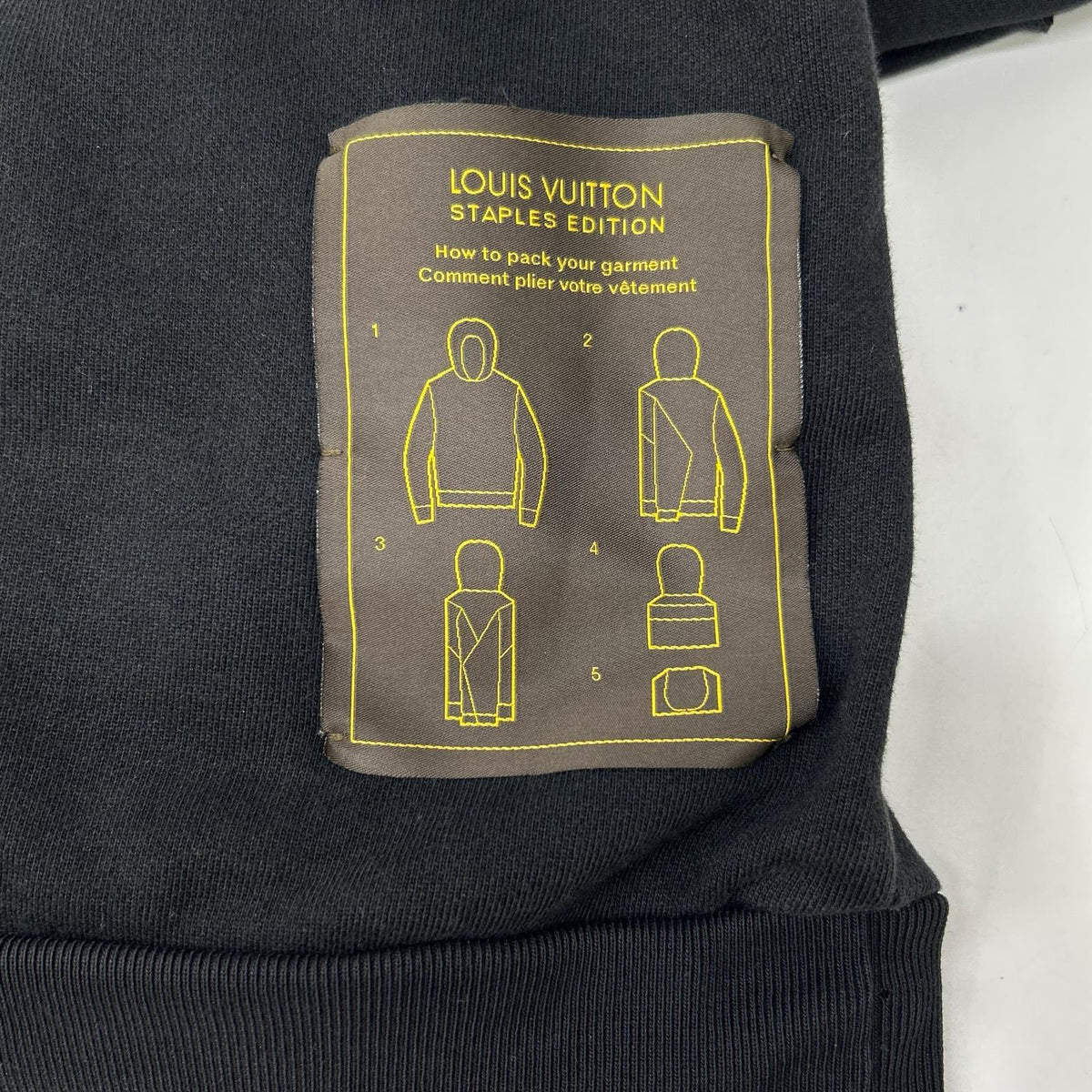 LOUIS VUITTON 22AW Staples Edition Hoodie Black Size L