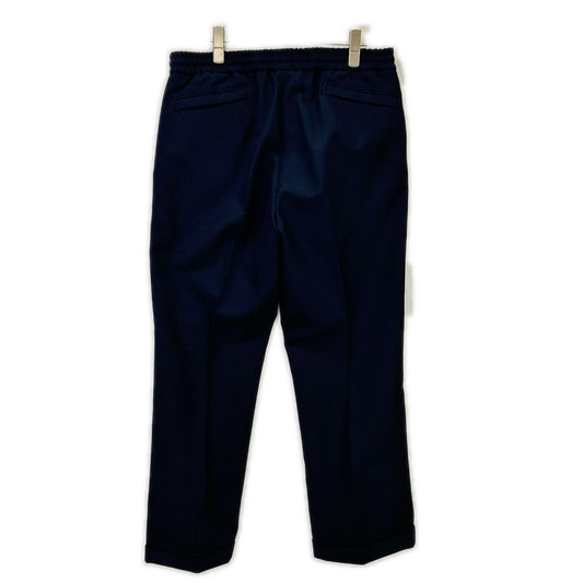 MONCLER 2019 Sportivo Cuffed Polyester Pants Navy Size 48