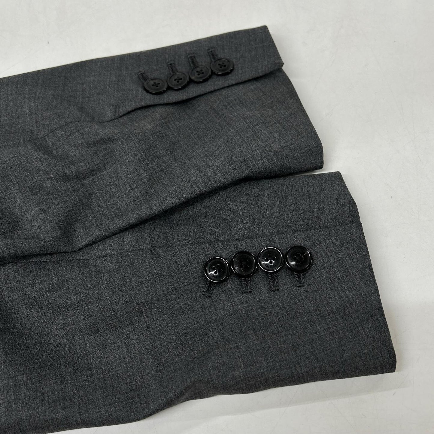 MRB ROYAL Wool 2-Button Tailored Blazer Gray Size IV