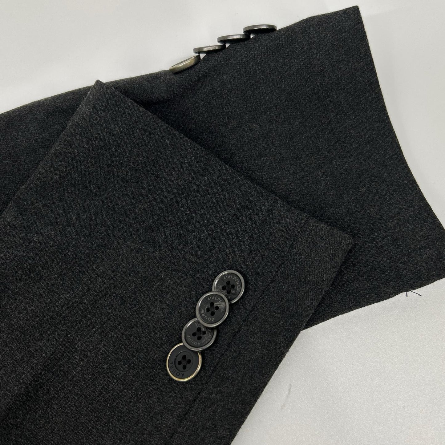AOURE Gray MALPENSA 2B Single Breasted Blazer Size M