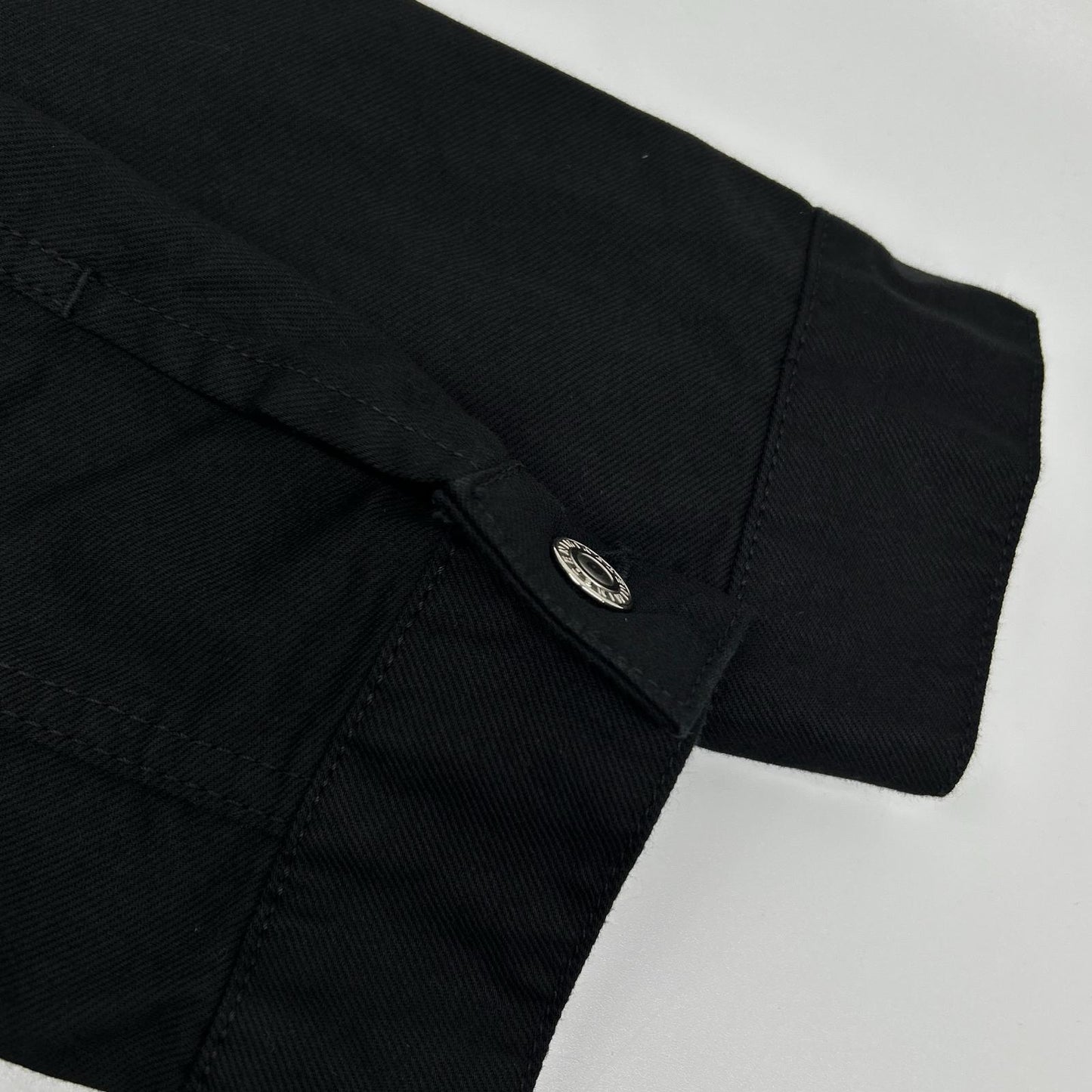 MINEDENIM Black STR Twill Denim Jacket Size 3