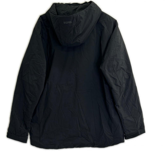 F.C.Real Bristol Black Padded Hooded Nylon Jacket Size M