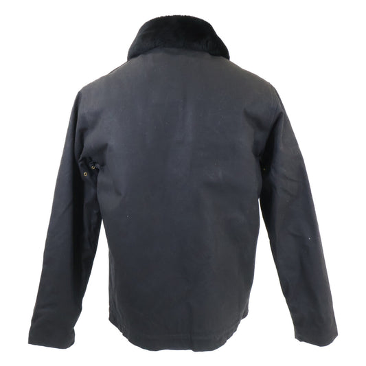 DEHEN N-1 Oiled Cotton Deck Jacket Black Size M