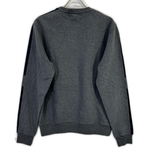 HERMES Cotton Shoulderline Sweatshirt Charcoal Gray Size M