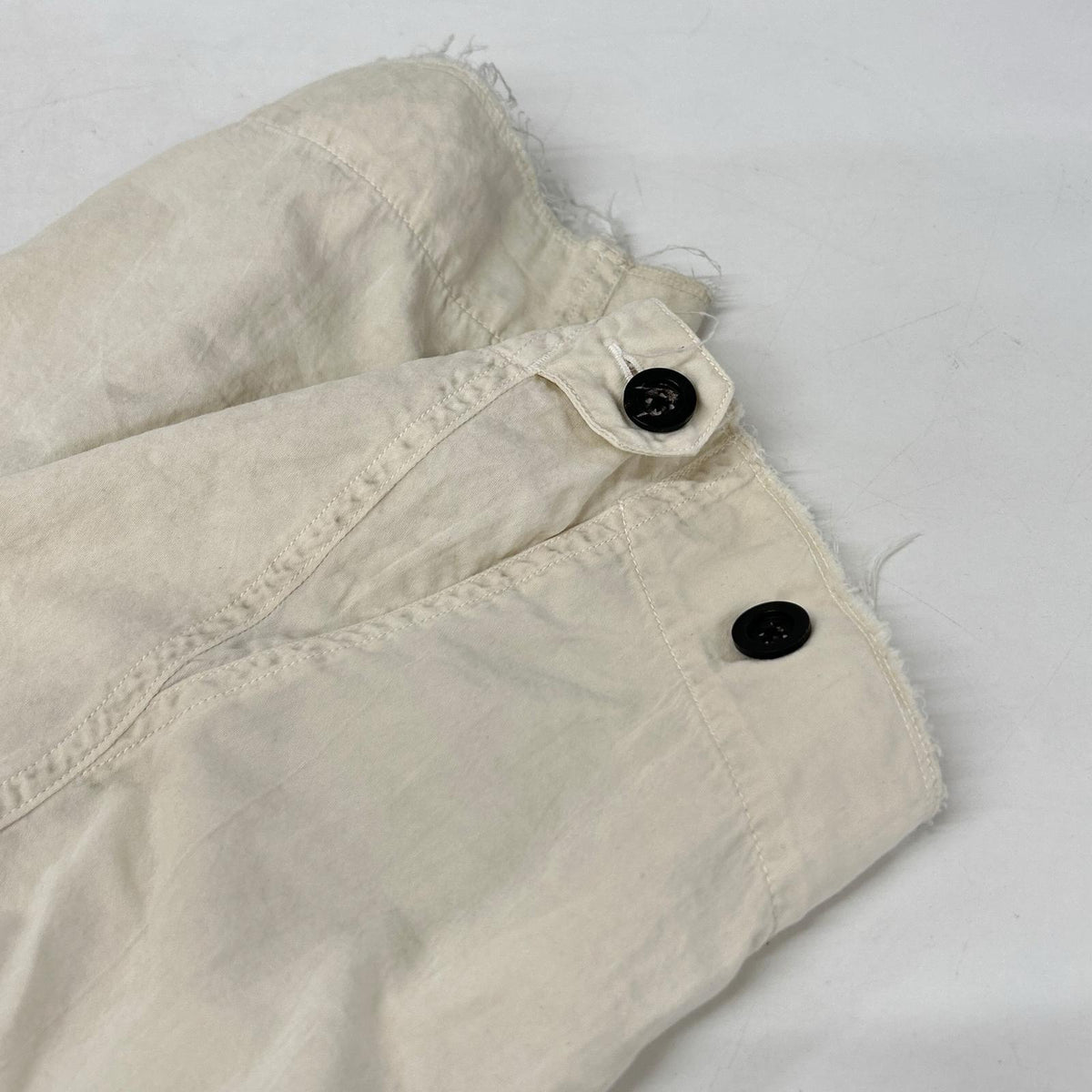 ANCELLM 26SS Aging Cotton Field Jacket White Size 3