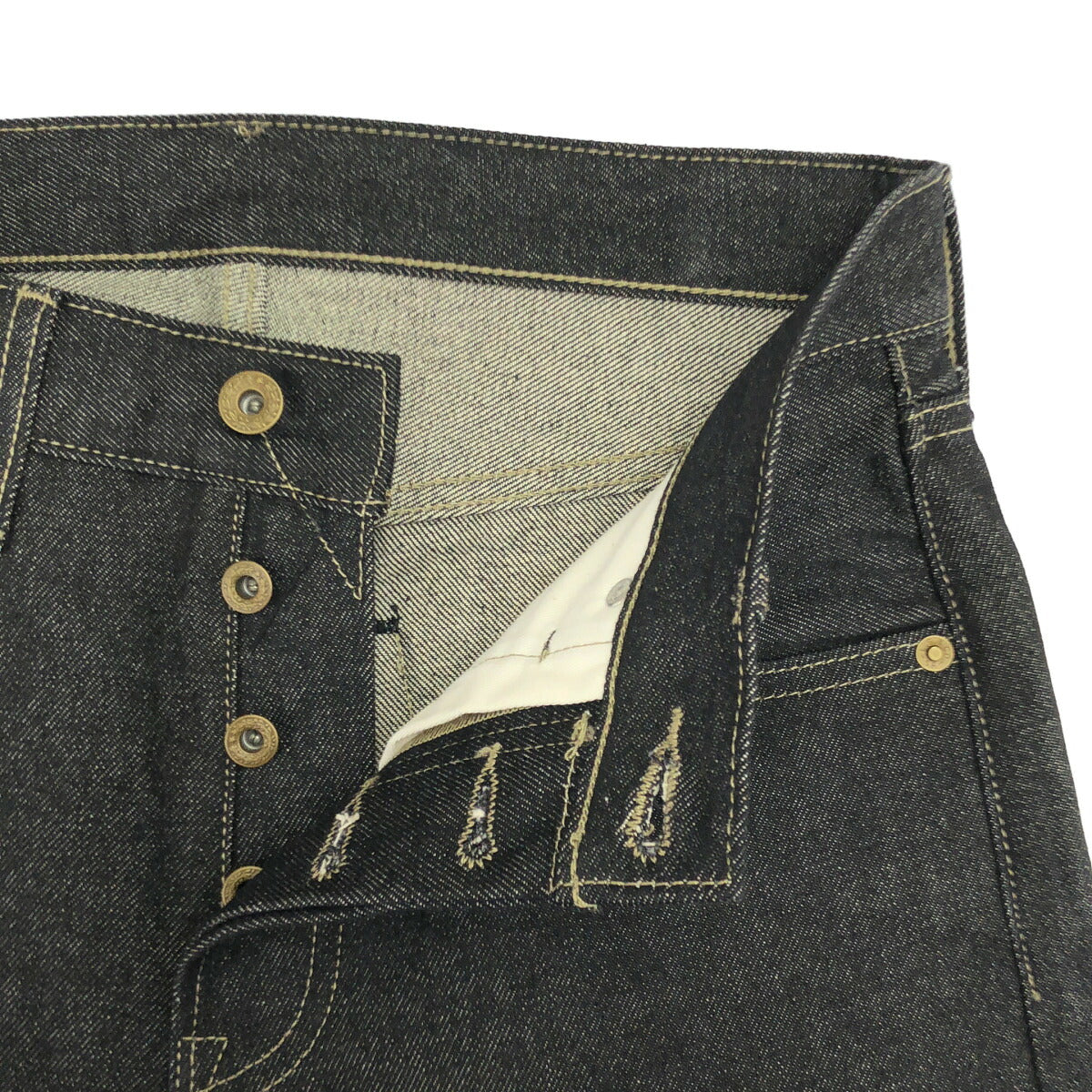 LEVI'S Premium Black 501 Denim Jeans Size 28/34