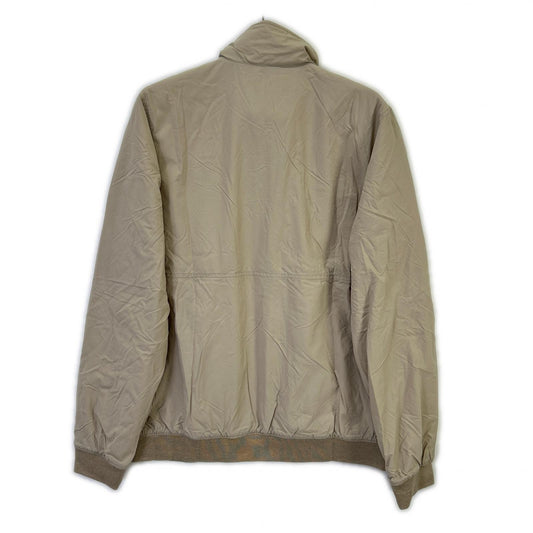 L.L.Bean Nylon Reversible Warm-Up Jacket Beige Size M