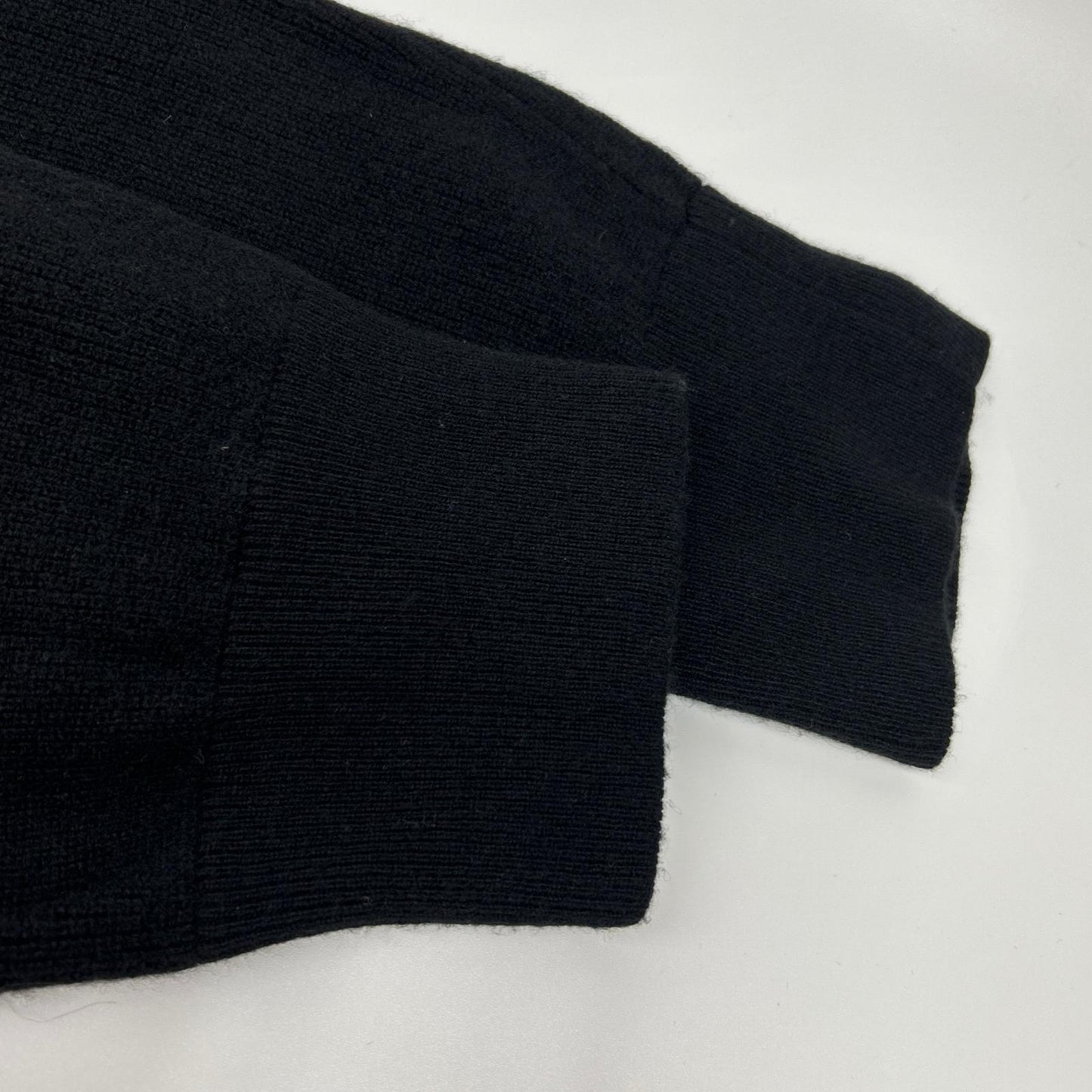 ANCELLM 25AW Cotton/Wool Driver's Knit Jacket Black Size 2