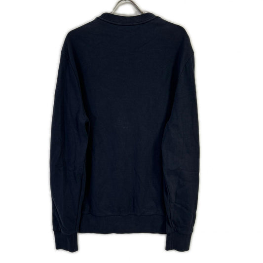 MONCLER 22 Felpa Patch Logo Crewneck Sweatshirt Navy Size L