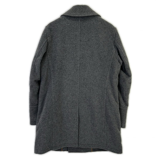 Sealup Giaccone Genova Wool Peacoat Mid Gray Coat Size 50