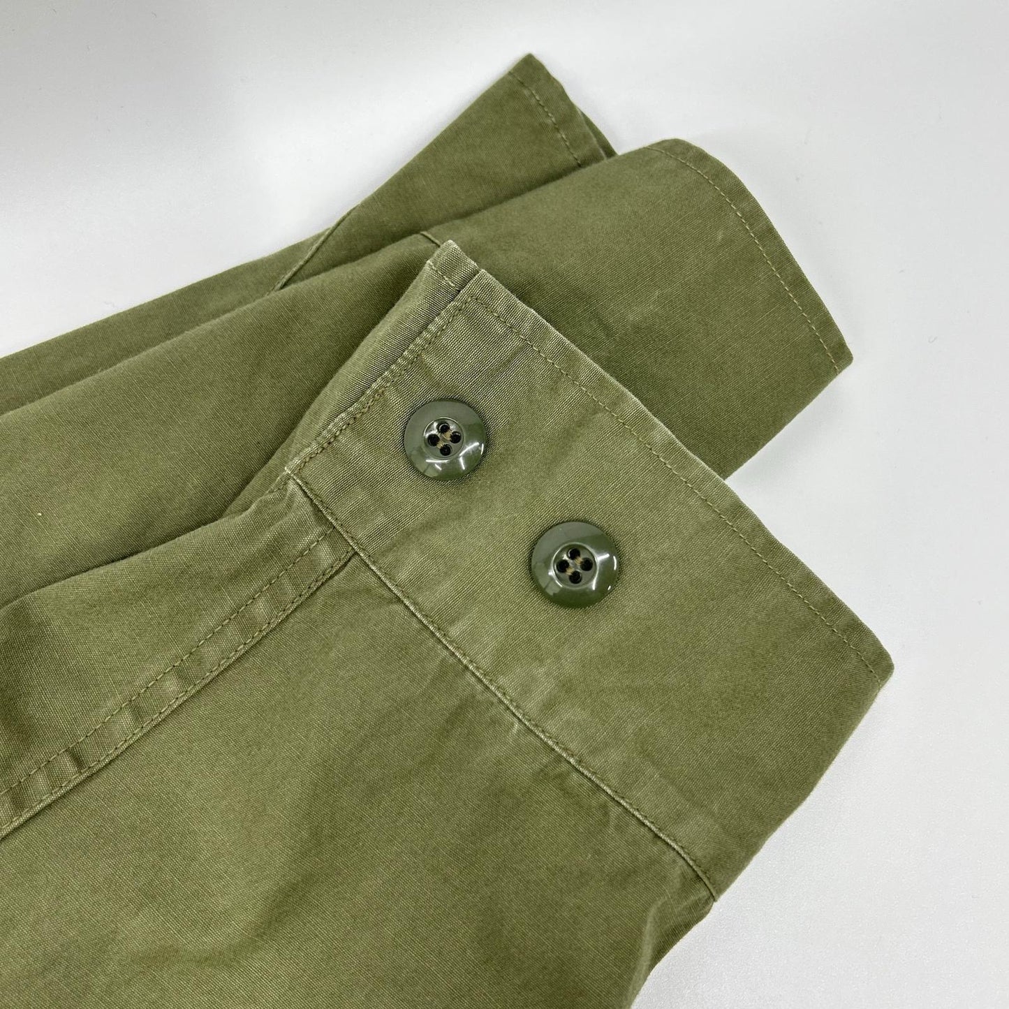 BUZZ RICKSON'S BR12247 Cotton Poplin Coat Khaki Size XL