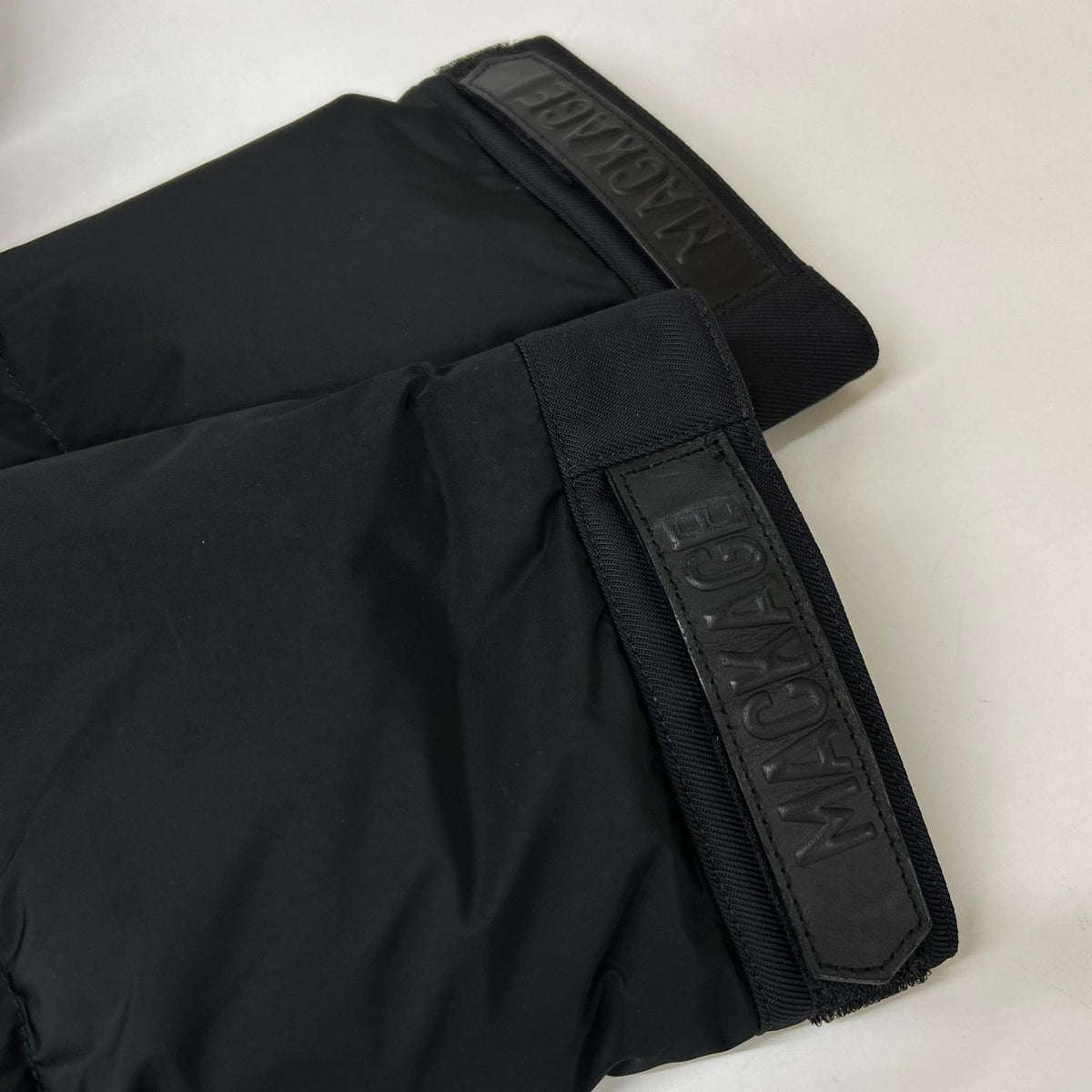 Mackage RILEY Hooded Shearling Collar Jacket Black Size 40