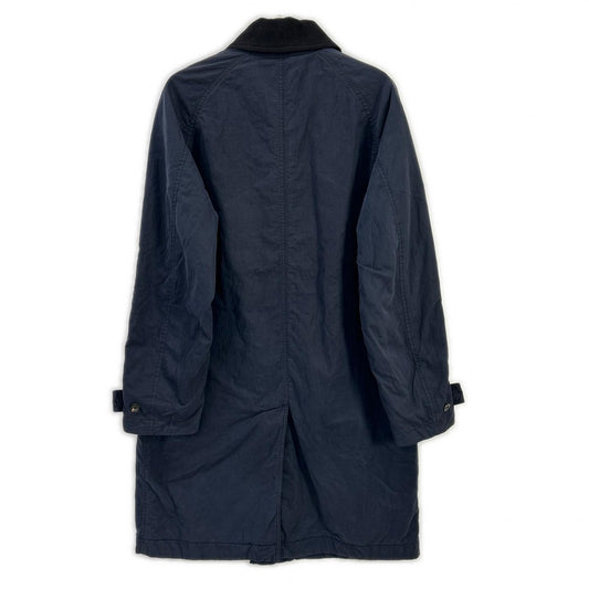 C.P.COMPANY 00s Nylon Balmacaan Coat Dark Navy Size 48