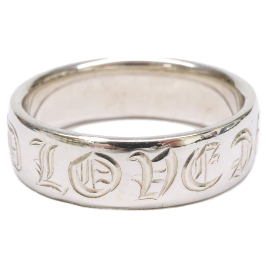 amp japan 925 Silver GOD LOVE Engraved Ring Size ONE SIZE