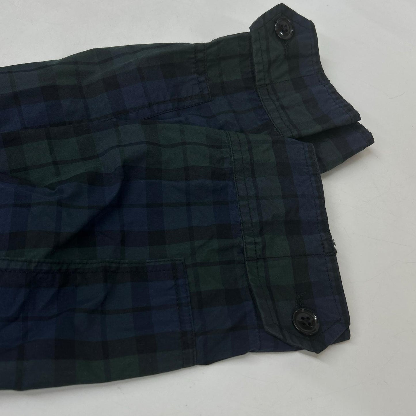 Engineered Garments Navy/Green Blackwatch BDU Jacket Size X