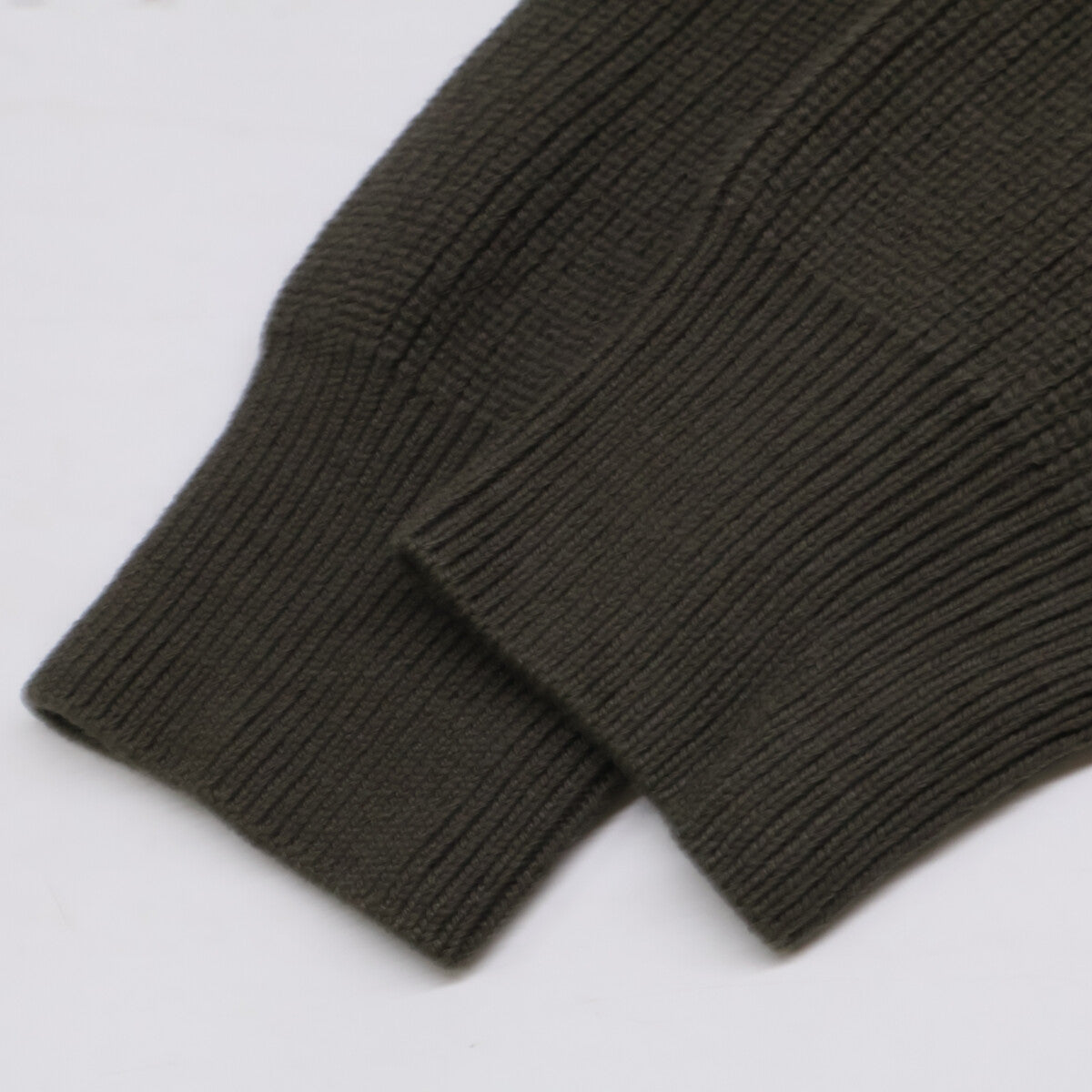 MONCLER CARDIGAN TRICOT Knit/Down Hooded Jacket Khaki Size L