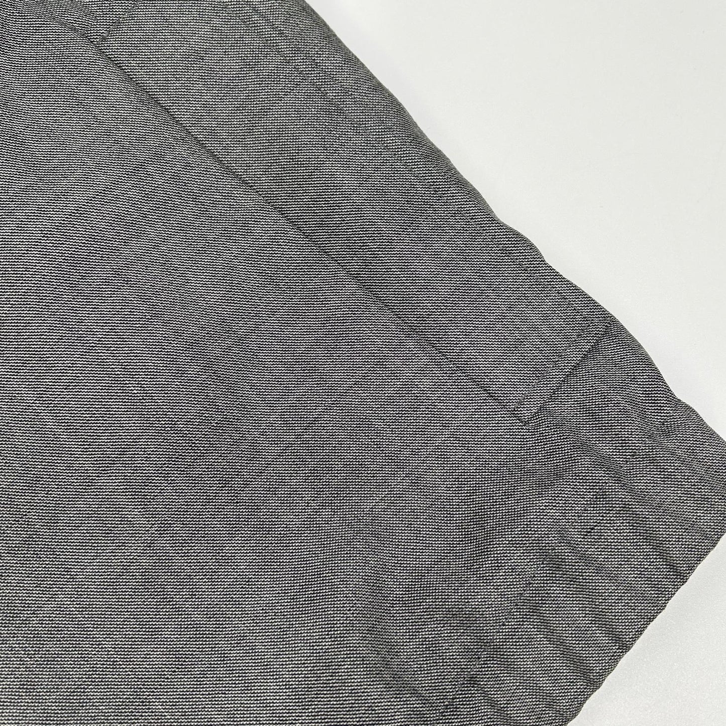 EMPORIOARMANI T1R520 Wool Silk Shawl Jacket Gray Size 46
