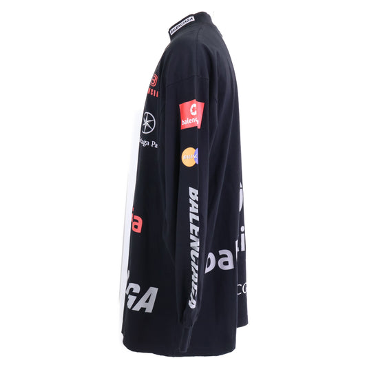 BALENCIAGA 23 Top League Damaged T-Shirt Black Size L