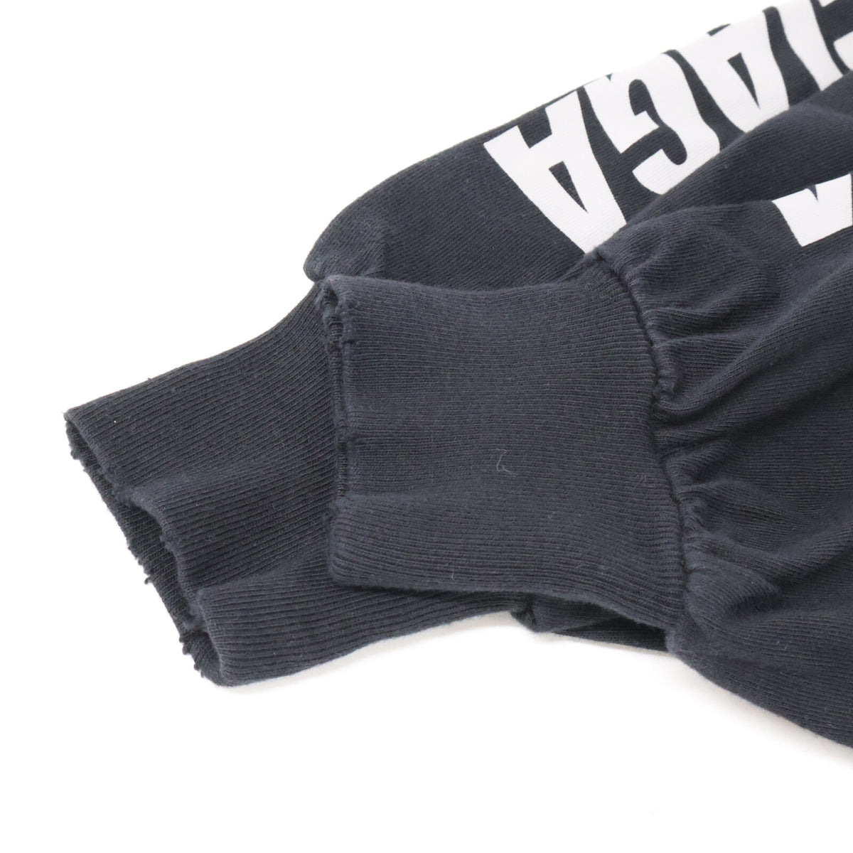 BALENCIAGA 23 Top League Damaged T-Shirt Black Size L