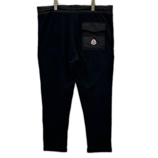 MONCLER Nylon Pocket Cotton Sweatpants Black Size L
