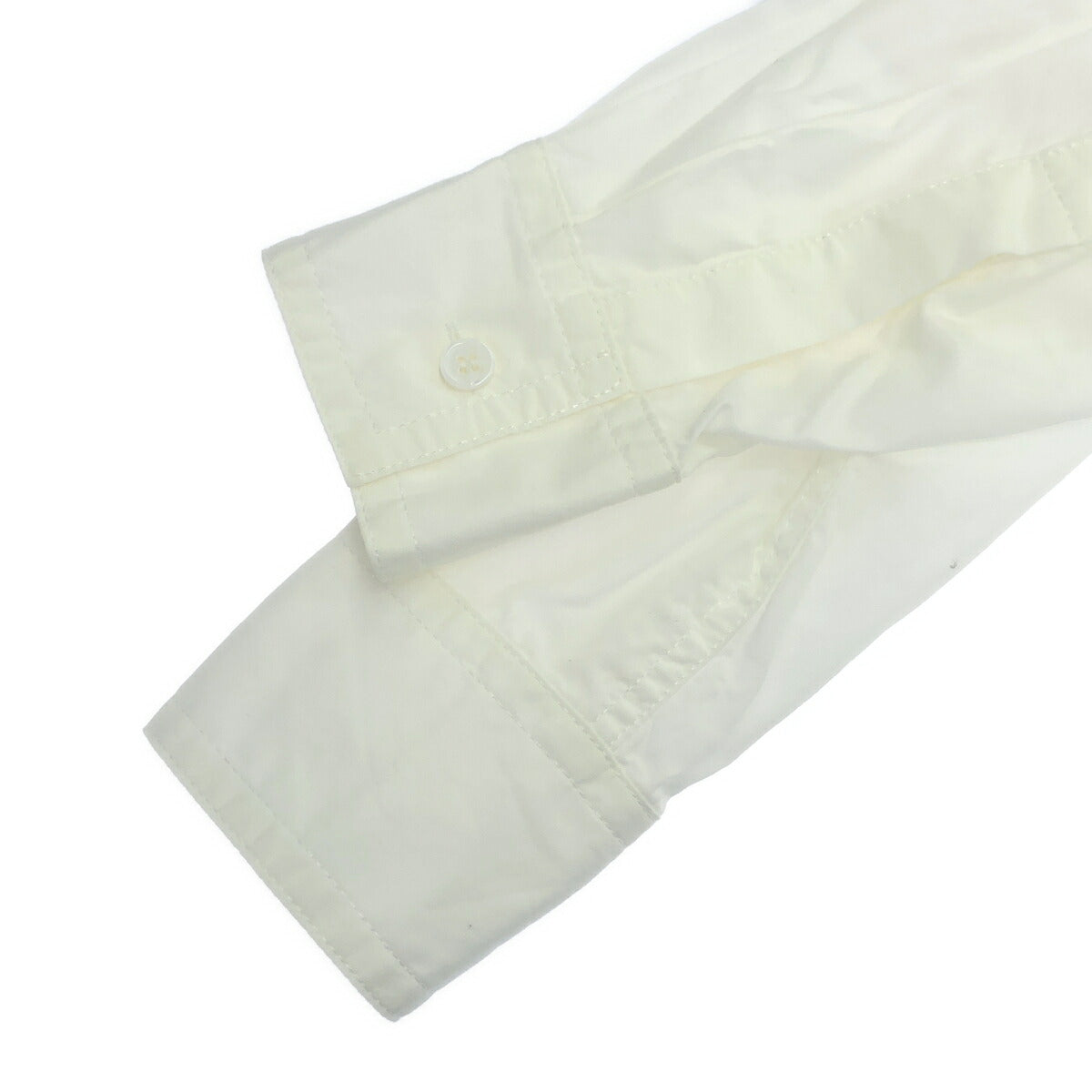 Yohji Yamamoto POUR HOMME Chain Stitch Shirt White Size 2