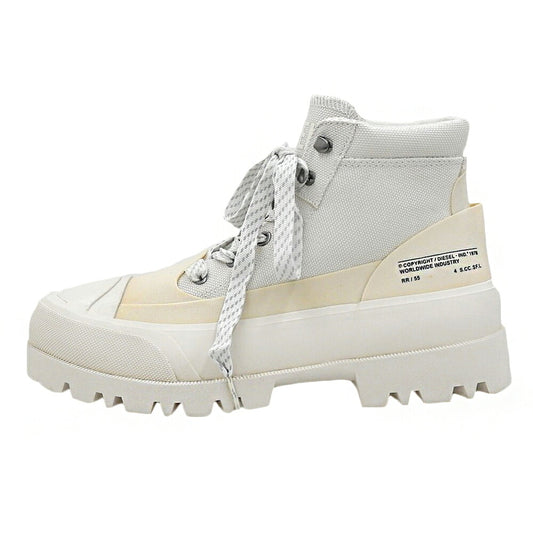 DIESEL D-HIKO BT X Low-Cut Boots Ivory Size 7.5(US)
