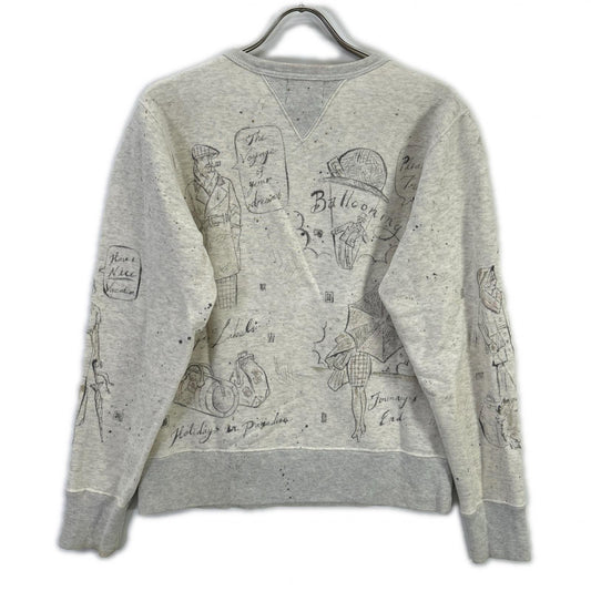 GLADHAND BYGH-16-AW-14 Beige Finish Sweatshirt Size S