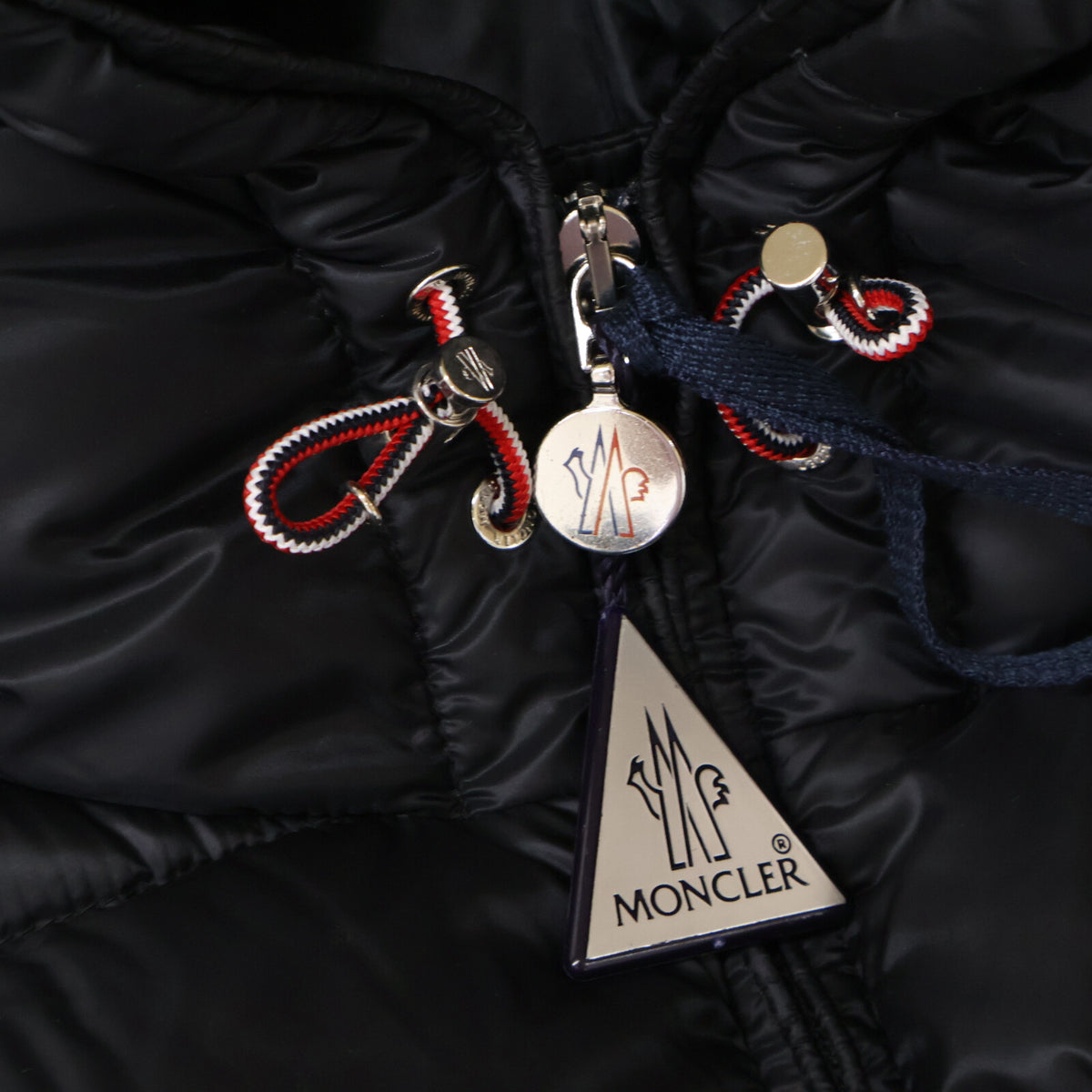 MONCLER VANOISE GILET Hooded Down Vest Black Size 4