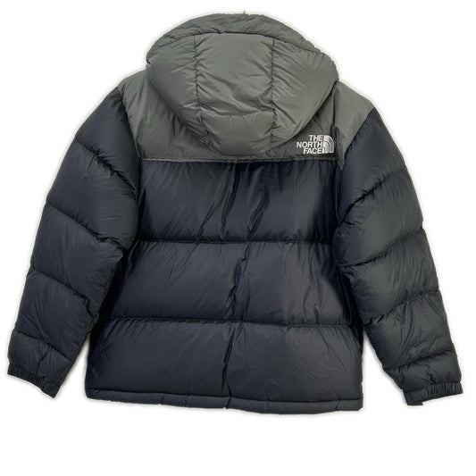 THE NORTH FACE Nuptse Hoodie Down Jacket Gray Size M